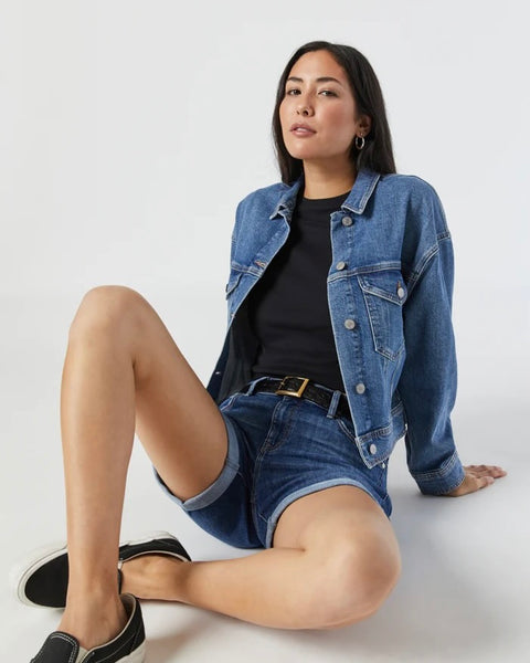 321415 Mavi jeans short Pixie Mid Indigo