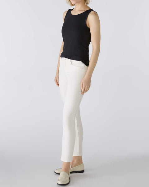 274315 Oui jean jegging crème Baxtor