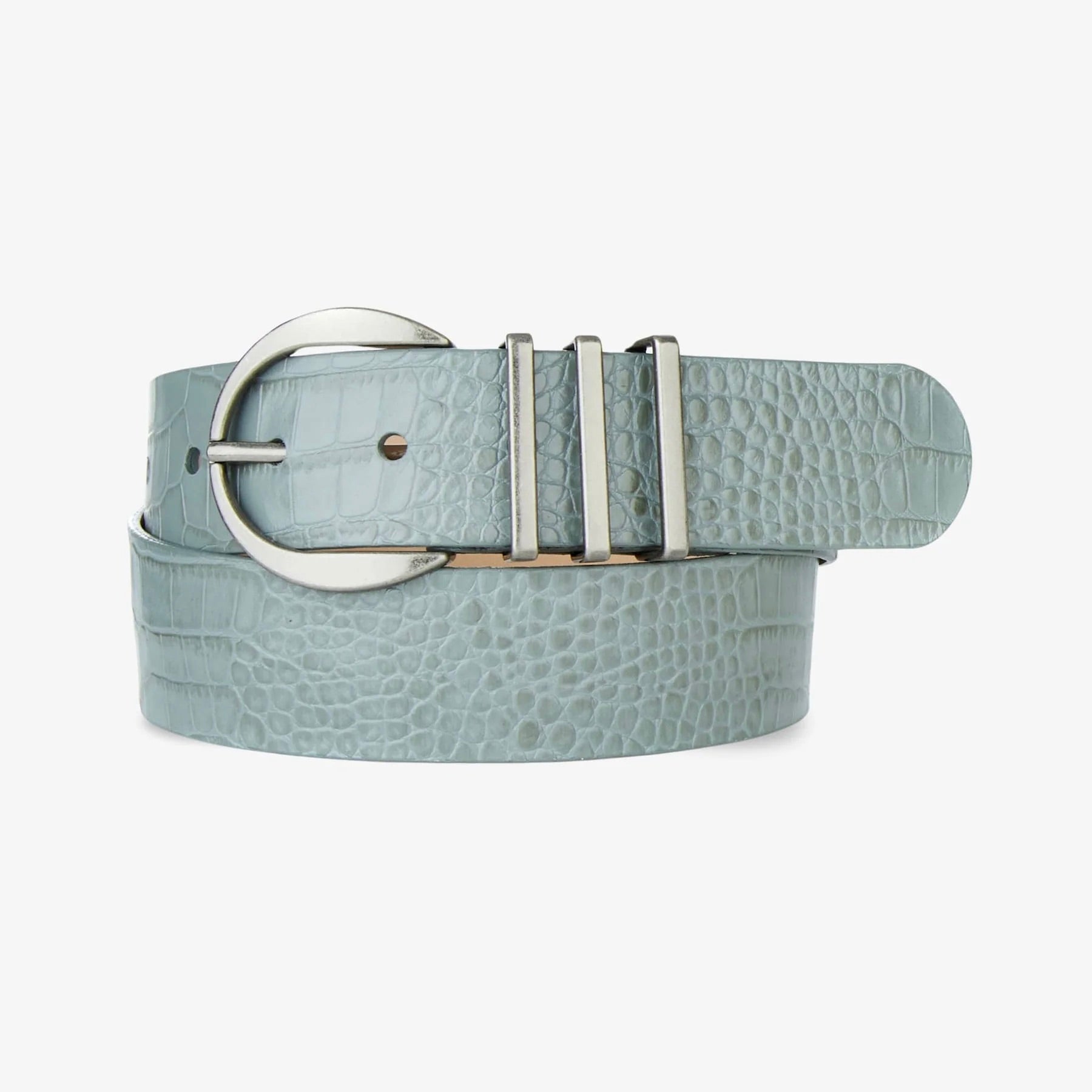 325415 BRAVE ceinture cuir Kiku Grey Barcelona