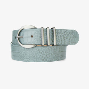325415 BRAVE ceinture cuir Kiku Grey Barcelona