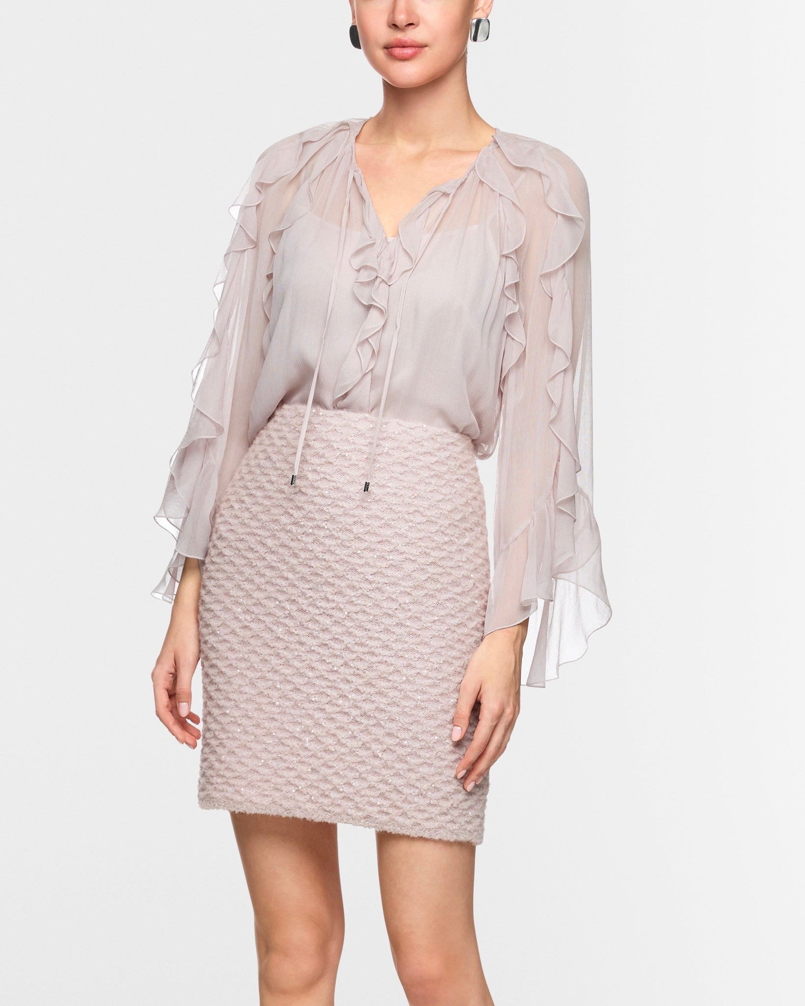 345425 Marccain blouse à volants