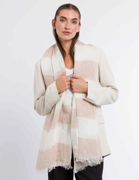 278415 FRASS Foulard en lin