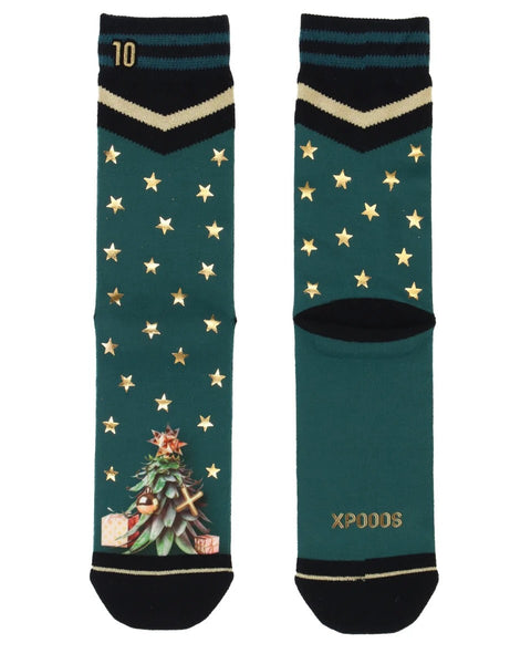 353525 XPOOOS Bas femme long Noël