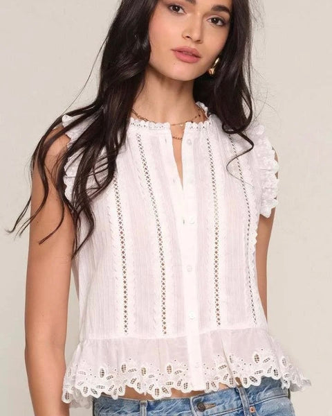 344016 Blouse Dia avec broderie