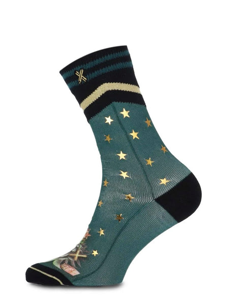 353525 XPOOOS Bas femme long Noël