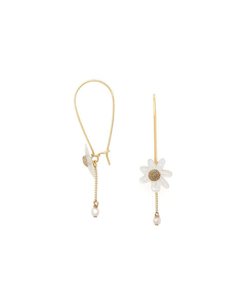 324215 FRANCK HERVAL Boucle d’oreille Marguerite crochet