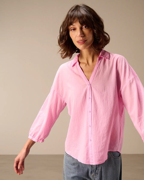 348416 Blouse rose coton bio