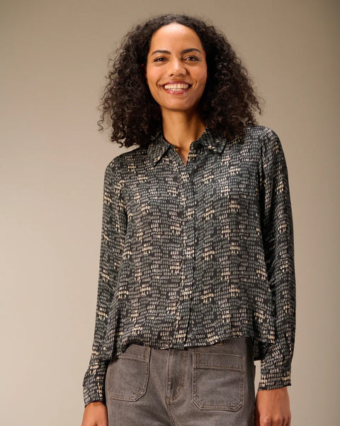 371525 Nile blouse satin imprimé