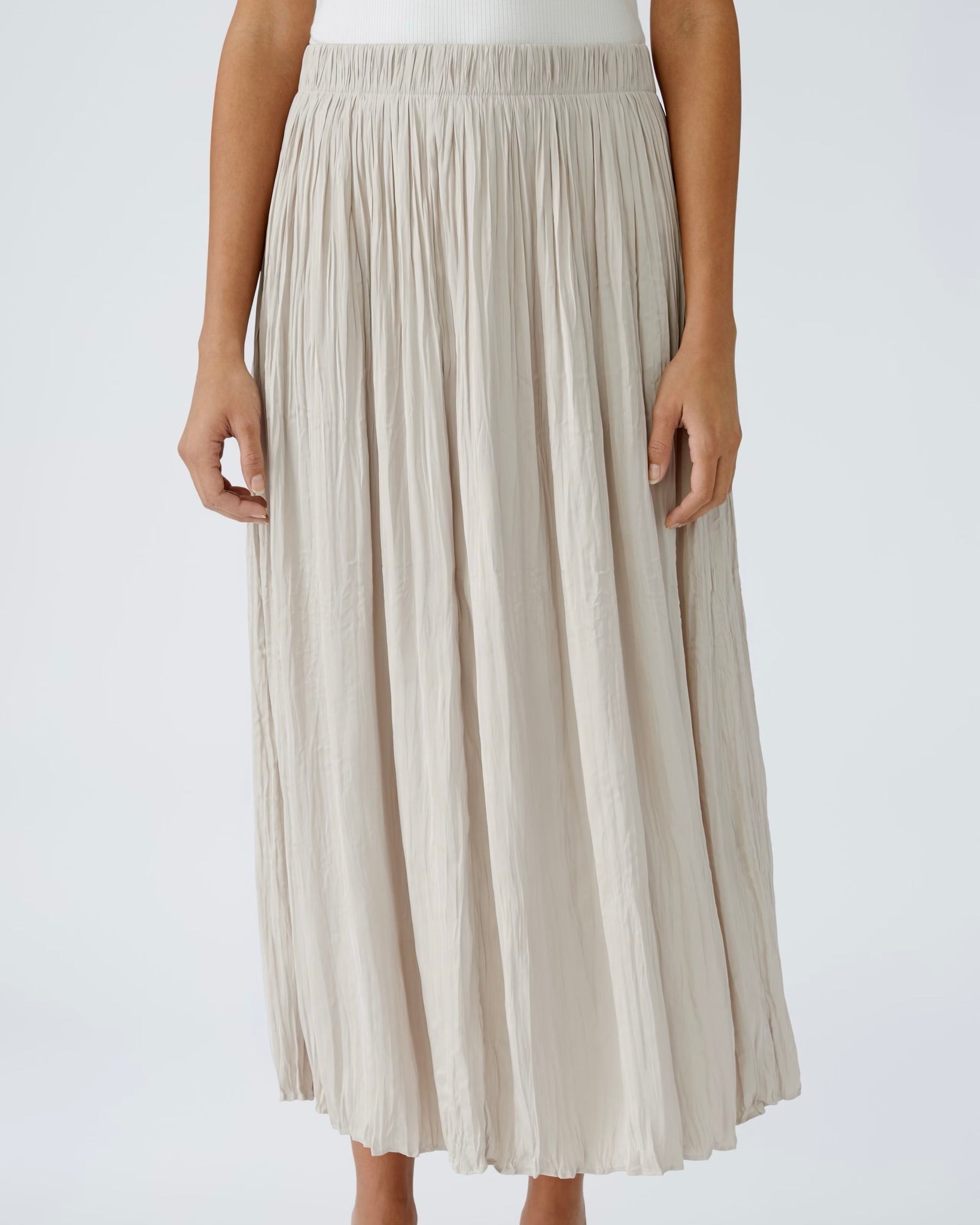 355325 Oui jupe plissée maxi