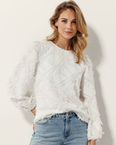 302215 TRAMONTANA haut Fancy Woven Top