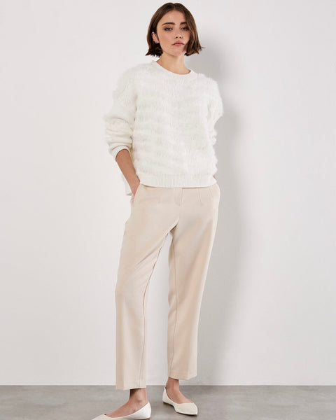 397325 Apricot tricot ivoire