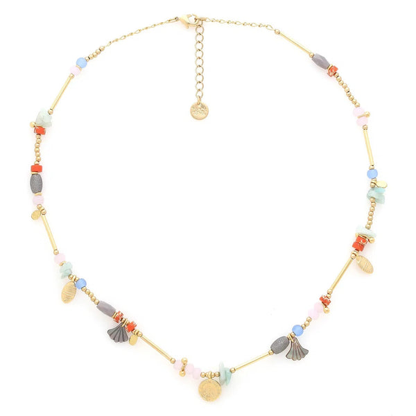 323715 FRANCK HERVAL Collier court multi éléments Layla