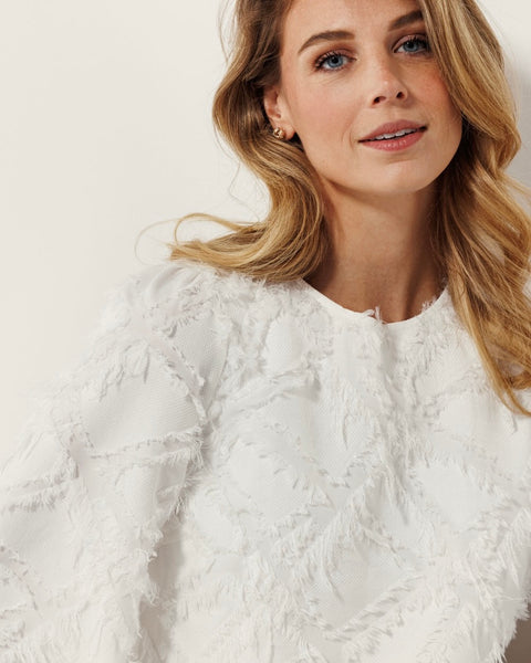 302215 TRAMONTANA haut Fancy Woven Top