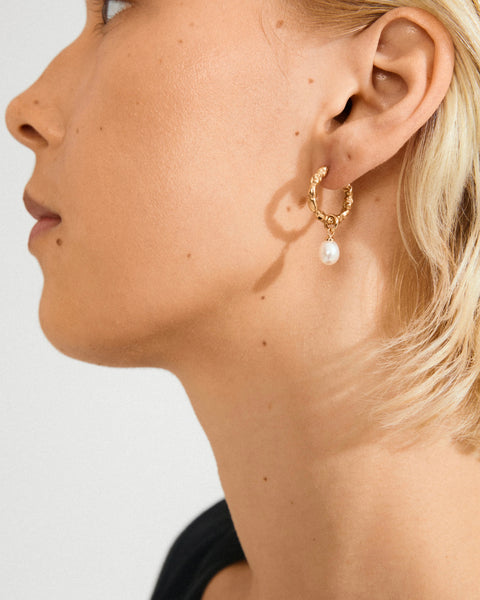 372525 Pilgrim boucles d'oreilles SHIFT avec perles