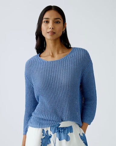 320715 OUI tricot bleu