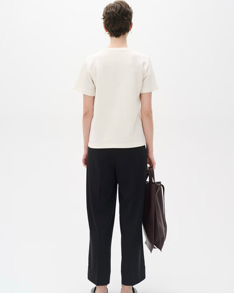 357525 Inwear pantalon Zhen noir jambes évasées