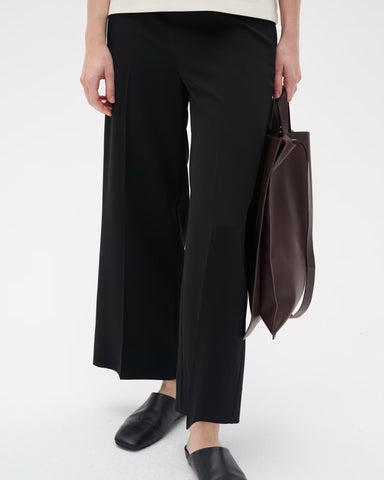 357525 Inwear pantalon Zhen noir jambes évasées