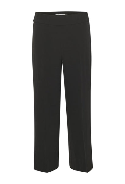357525 Inwear pantalon Zhen noir jambes évasées