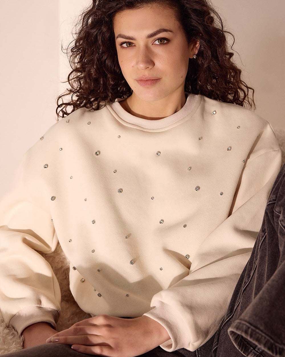 380925 Tramontana haut coton ouaté cristaux