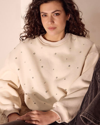 380925 Tramontana haut coton ouaté cristaux