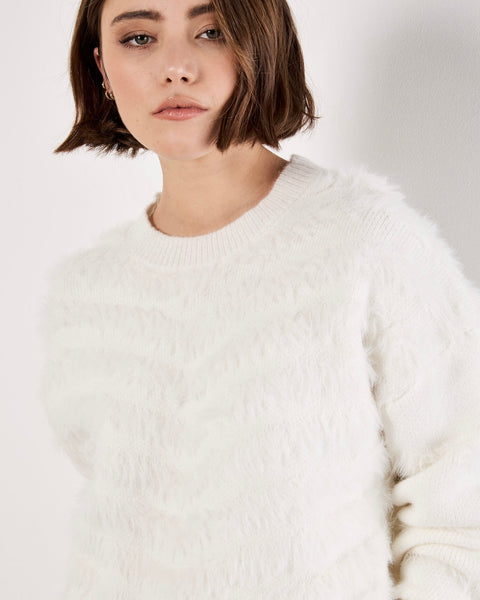 397325 Apricot tricot ivoire