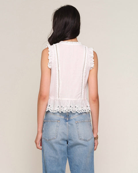 344016 Blouse Dia avec broderie