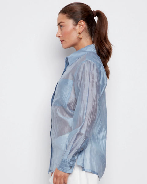 353716 Adroit chemisier en voile