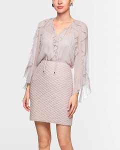 345425 Marccain blouse à volants
