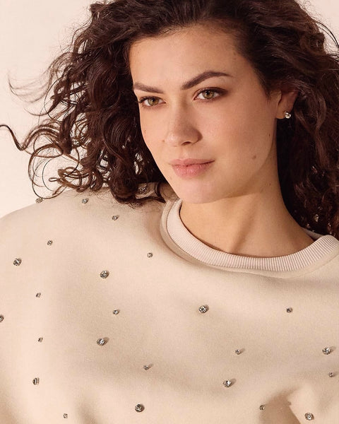 380925 Tramontana haut coton ouaté cristaux