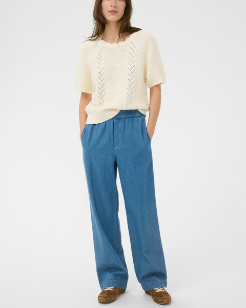 344616 Part Two pantalons denim Aina