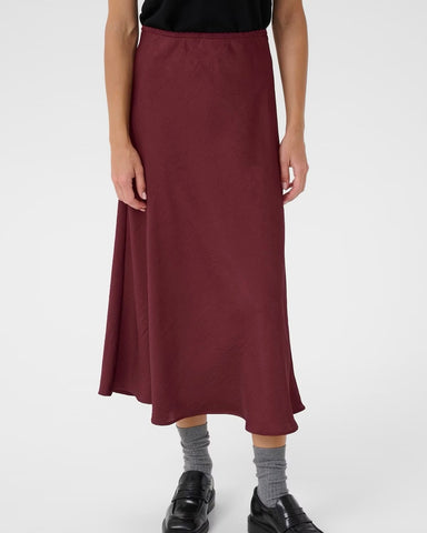 364725 Part two jupe longue satinée Laurina