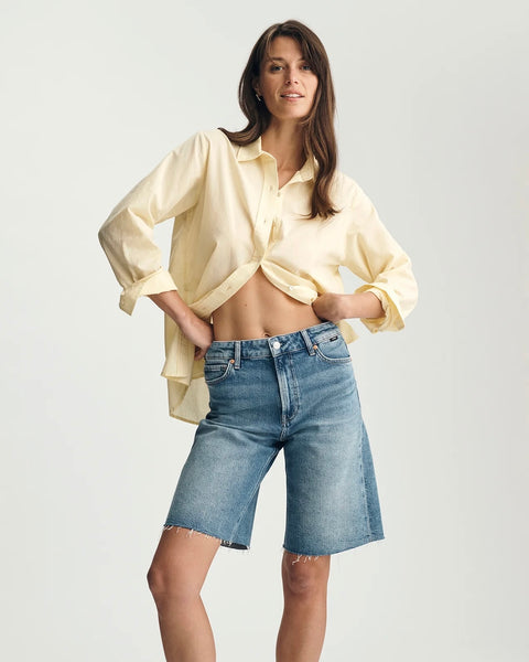 384616 Mavi ERIKA bermudas en denim