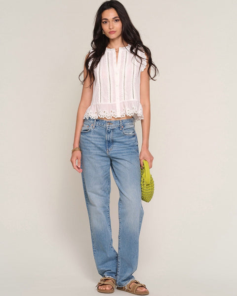 344016 Blouse Dia avec broderie