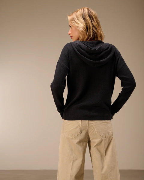 352525 Nile tricot ample à capuchon