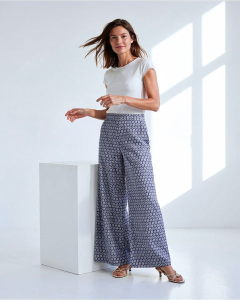 355216 Pantalon palazzo