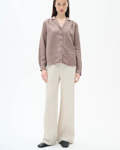 366016 InWear pantalon SolinaIW en lin beige