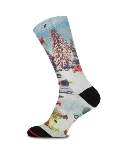 353425 XPOOOS Bas hommes long Noël