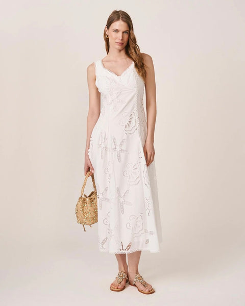 396216 robe blanche broderie anglaise