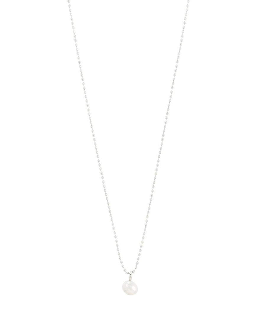 349925 PILGRIM Collier HADLEY argent avec pendentif perle