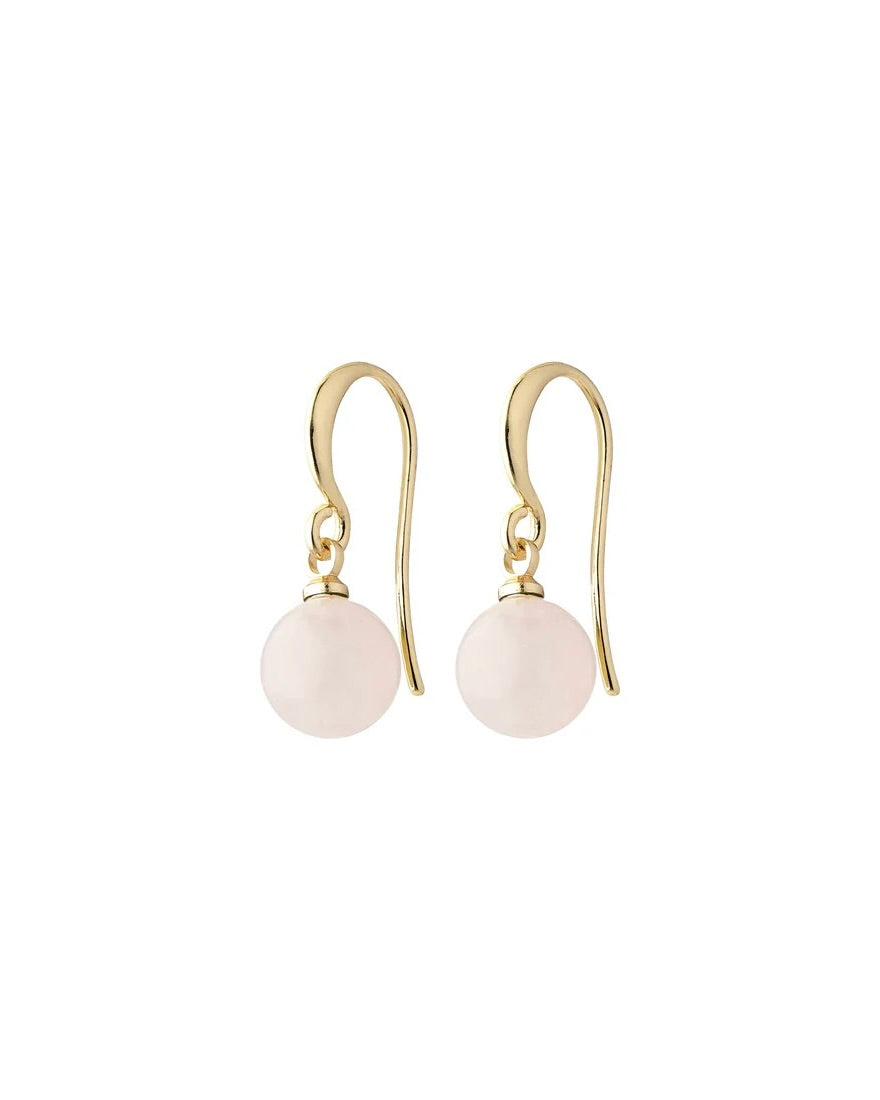 350425 PILGRIM Boucle d’oreilles GOLDIE avec quartz rose