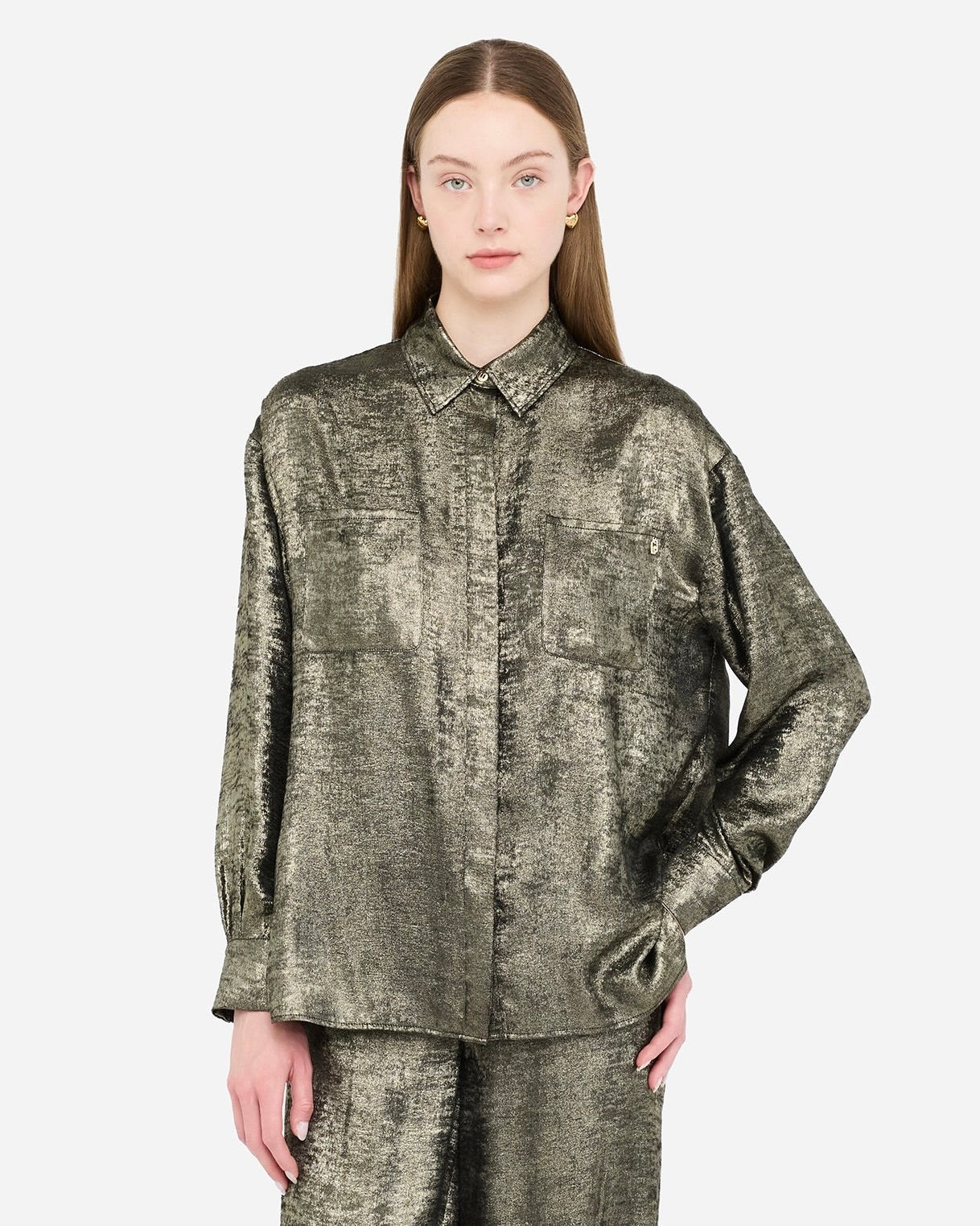 358025 Liu Jo Chemisier métallique