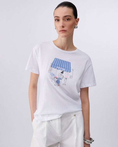 376816 Liu Jo t-shirt « café Liu Jo »