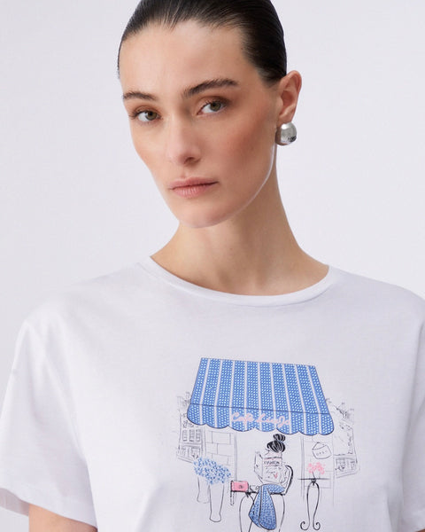 376816 Liu Jo t-shirt « café Liu Jo »