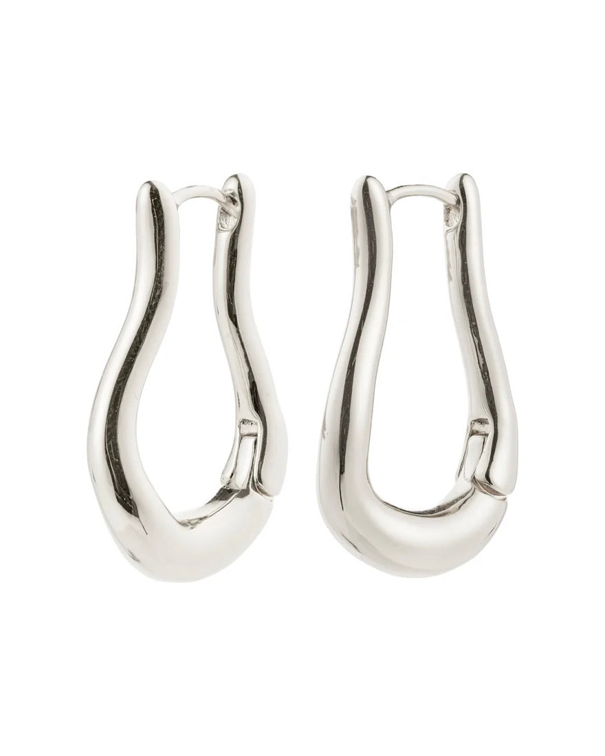 350125 PILGRIM Boucle d’oreilles UNFOLD argent
