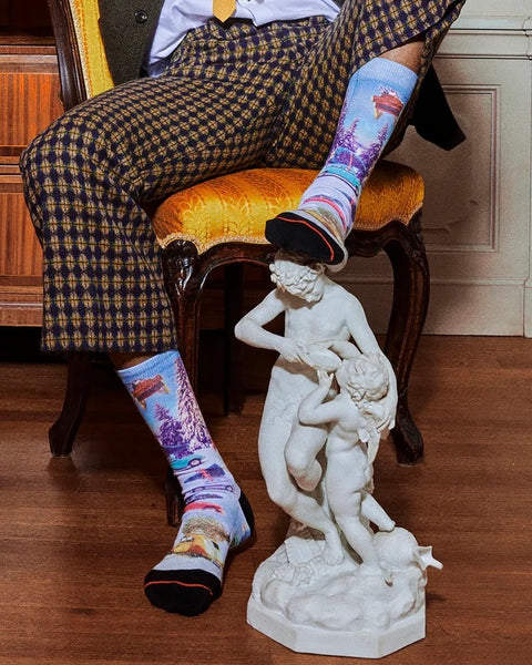 353425 XPOOOS Bas hommes long Noël