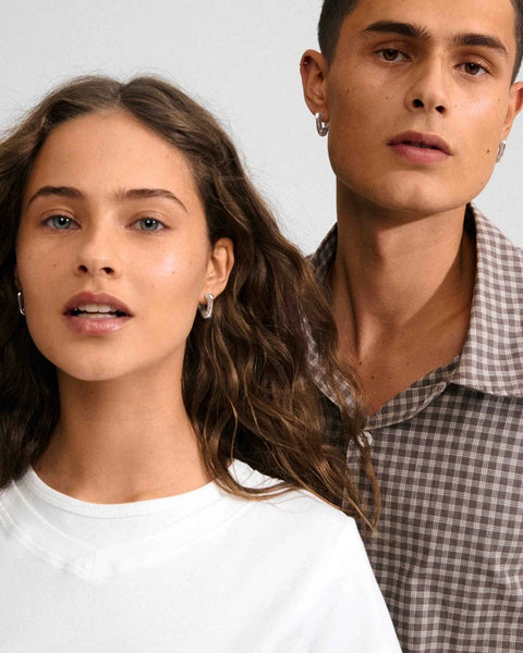 349525 PILGRIM Boucle d’oreilles FREE anneaux argent