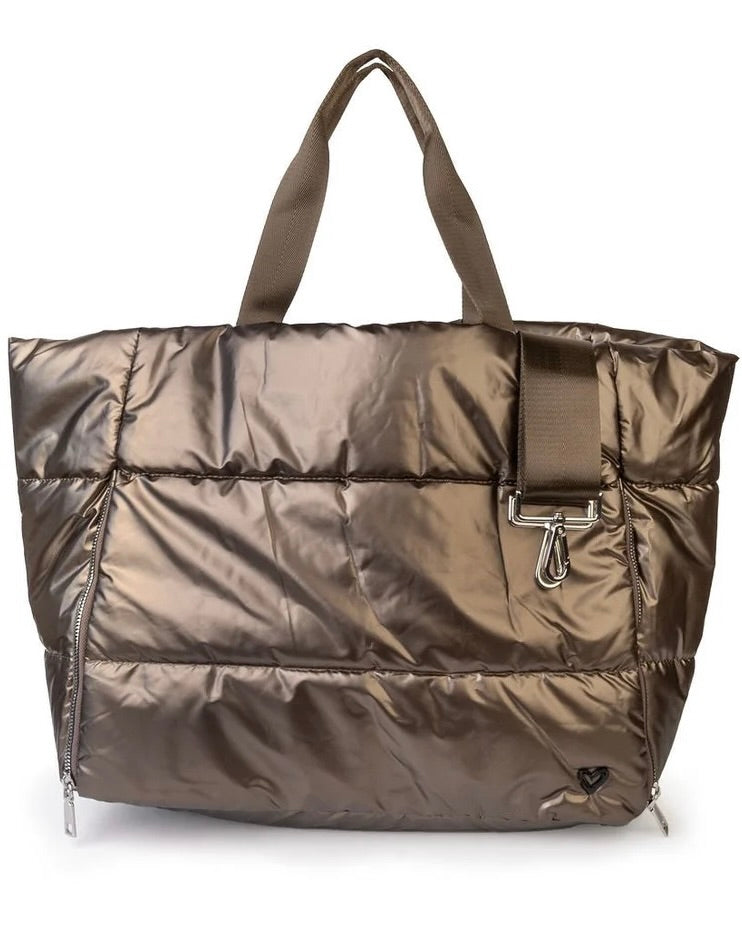 311215 PRENELOVE tote Panorama Puffer métallique
