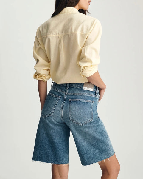 384616 Mavi ERIKA bermudas en denim