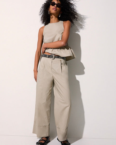377116 Liu Jo pantalon de toile ample