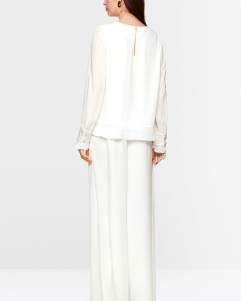 332825 Marccain blouse ivoire